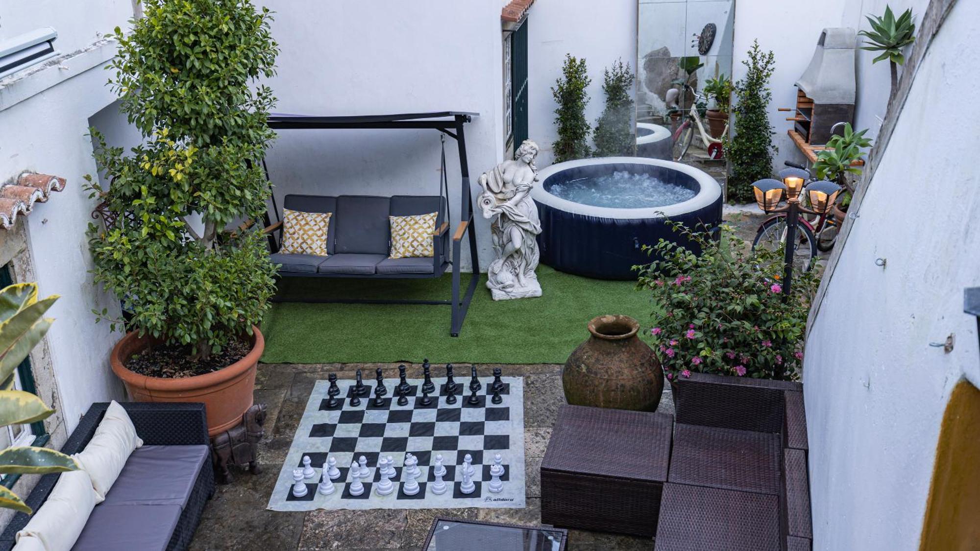 Sintra Wow - Unique Double Smart Room In 17Th Century Palace! Hot Tub, Snooker, Bbq, Ps5, Sauna, Gym Ngoại thất bức ảnh