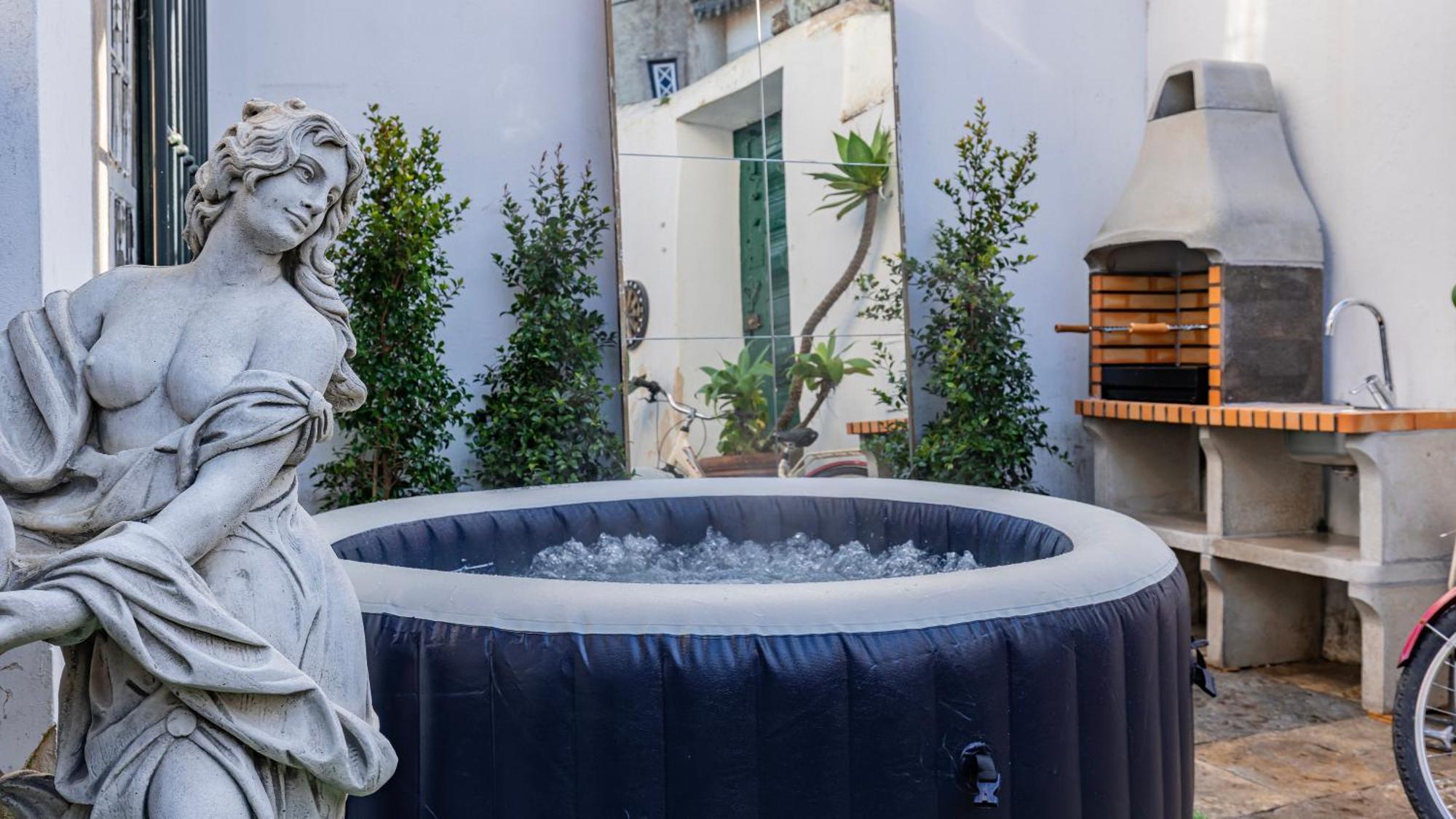 Sintra Wow - Unique Double Smart Room In 17Th Century Palace! Hot Tub, Snooker, Bbq, Ps5, Sauna, Gym Ngoại thất bức ảnh